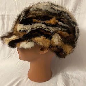 Mink Fur Riding Hat